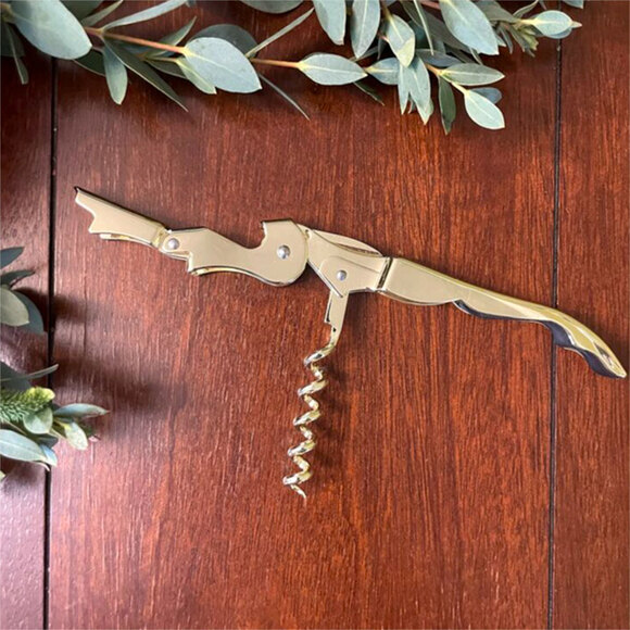 Margot Elena Shiny Gold Bottle Opener M.E. Essential Luxuries New in Box - Picture 3 of 4